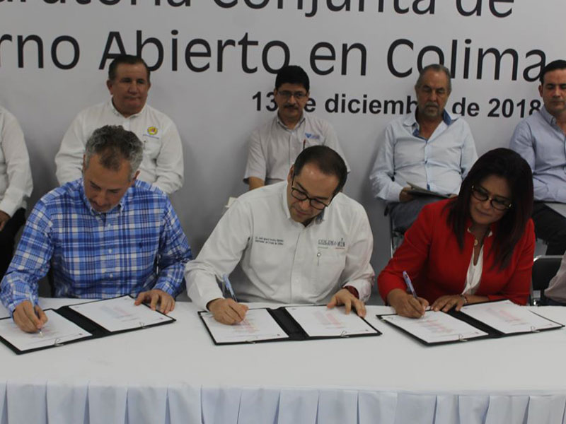 Firma de Declaratoria de Gobierno Abierto